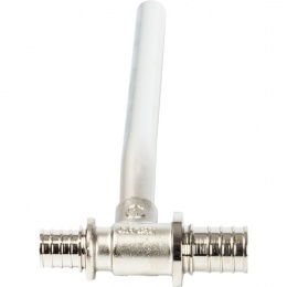 Трубка для подключения радиатора Т-образная STOUT 20/15/25 для труб из сшитого полиэтилена аксиальный