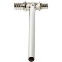 Трубка для подключения радиатора Т-образная STOUT 20/15/25 для труб из сшитого полиэтилена аксиальный