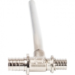 Трубка для подключения радиатора Т-образная STOUT 25/15/20 для труб из сшитого полиэтилена аксиальный