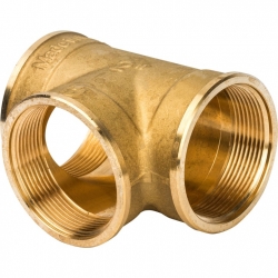 Тройник латунный Stout 2"вр х 2"вр х 2"вр