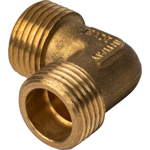 Угольник латунный Stout 1/2"нр х 1/2"нр купить в интернет магазине Санрай73