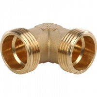 Угольник латунный Stout 1"нр х 1"нр