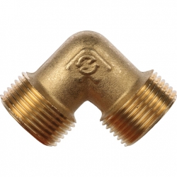 Угольник латунный Stout 3/4"нр х 3/4"нр 