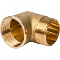 Угольник латунный Stout 2"вр х 2"нр