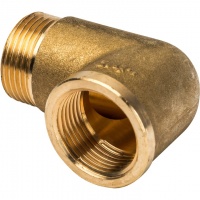 Угольник латунный Stout 3/4"вр х 3/4"нр