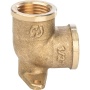 Угольник латунный Stout 1/2"вр х 1/2"вр настенный с креплением