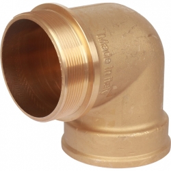 Угольник латунный Stout 3"вр х 3"нр с упором