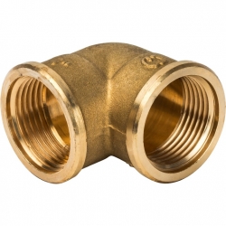 Угольник латунный Stout 1"вр х 1"вр