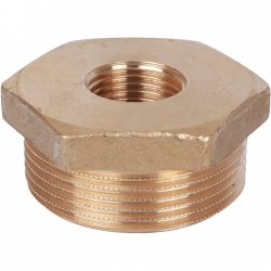 Футорка латунная Stout 1 1/2"нр х 1/2"вр