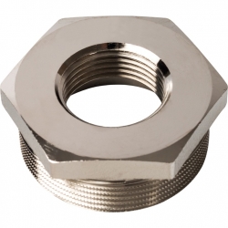 Футорка латунная Stout 2"нр х 1"вр никелированная