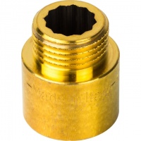 Удлинитель латунный Stout 1/2"вр х 1/2"нр х 20мм