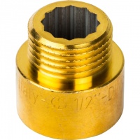 Удлинитель латунный Stout 1/2"вр х 1/2"нр х 15мм