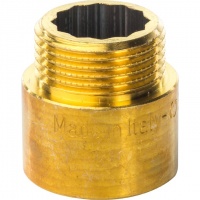 Удлинитель латунный Stout 3/4"вр х 3/4"нр х 20мм