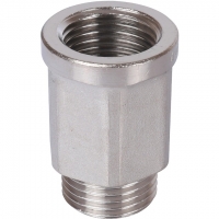 Удлинитель 1/2"x1/2" ВН шестигранный никелированный STOUT