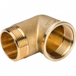 Угольник латунный Stout 1 1/2"вр х 1 1/2"нр