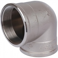 Угольник латунный Stout 3"вр х 3"вр никелированный