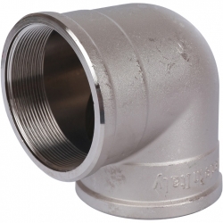 Угольник латунный Stout 3"вр х 3"вр никелированный