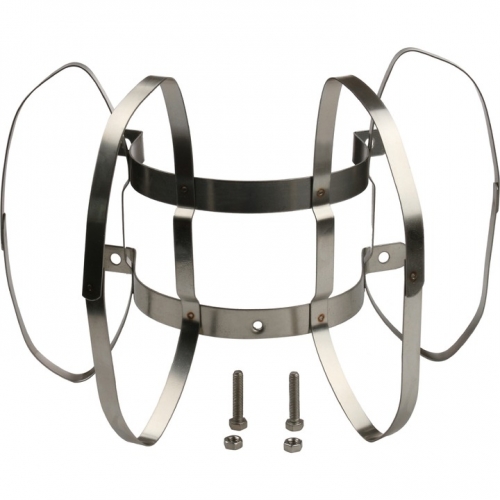 Фиксатор c распорками STOUT эл-т дымохода для соединений  PP-труб O80 (в шахте дымохода) нерж.сталь. купить в интернет магазине Санрай73