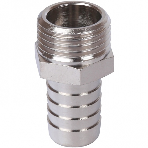 Штуцер никелированный 1/2"x16 НР STOUT купить в интернет магазине Санрай73