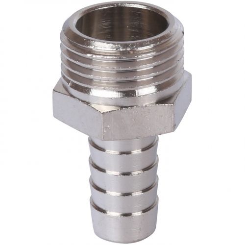 Штуцер никелированный 1/2"x12 НР STOUT купить в интернет магазине Санрай73