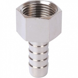 Штуцер никелированный 1/2"x20 ВР STOUT