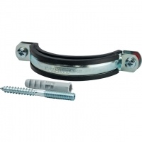 Комплекты для труб: хомут, шуруп, дюбель пластиковый 3" (87-94) STOUT SAC-0020