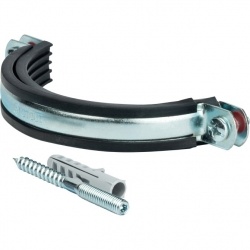 Комплекты для труб: хомут, шуруп, дюбель пластиковый 5" (135-143) STOUT SAC-0020