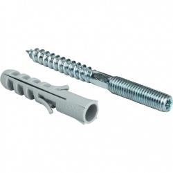 Шпилька сантехническая М8*100мм с дюбелем STOUT SAC-0020 М 10*50