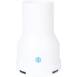 Элемент дымохода конденсационный адаптер увеличенный STOUT DN60/80 134 мм м/п 