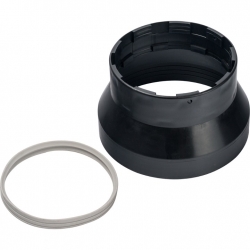 Адаптер пластиковый STOUT Элемент дымохода DN101/133, для герметизации терминала при проходе через крышу