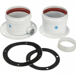 Адаптер с фланцевым ревизионным окном STOUT DN80