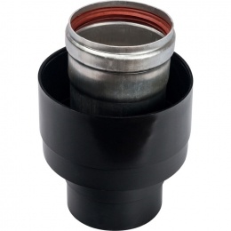 Элемент дымохода манжета для перехода с D80 на финальный вертикальный  участок D80/125 STOUT