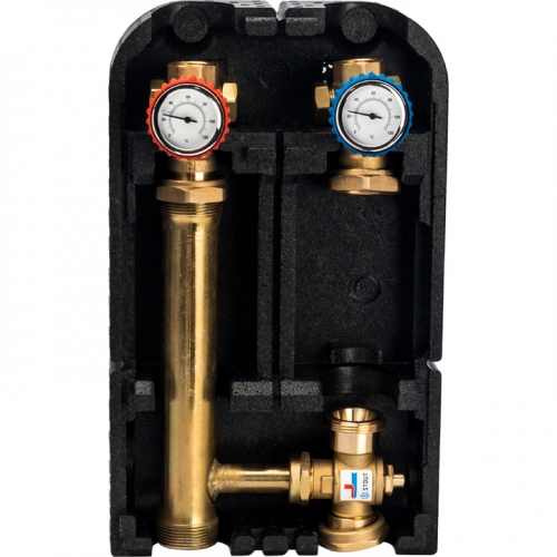 Насосная группа STOUT SDG-0014 для твердотопливных котлов 1)4 без насоса купить в интернет магазине Санрай73