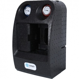 Насосная группа STOUT SDG-0038 с теплообменником 18 пластин, без насоса в теплоизоляции