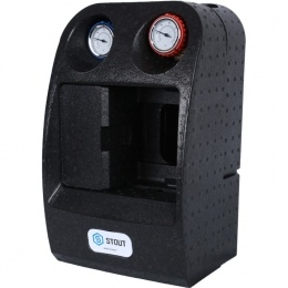 Насосная группа STOUT SDG-0038 с теплообменником 28 пластин, 1", без насоса