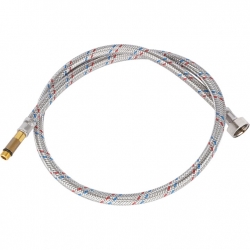 Гибкая подводка для воды M 10 (35мм) х ВР 1/2, STOUT SHF-1035 длина 1000 мм