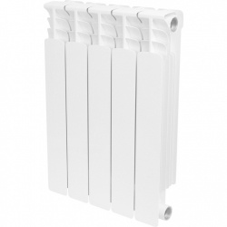 Биметаллический радиатор отопления Stout Space 500 боковое подключение 5 секций