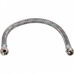 Гибкая подводка для воды НР 1 х ВР 1, STOUT SHF-НВ длина 800 мм