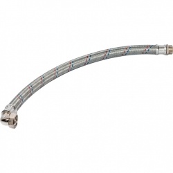 Гибкая подводка для воды  НР 1 х ВР 1 угловая, STOUT SHF-НВУ длина 800 мм