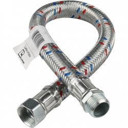 Гибкая подводка для воды НР 3/4 х ВР 3/4, STOUT SHF-НВ длина 600 мм