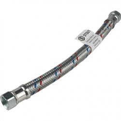 Гибкая подводка для воды ВР 3/4 х ВР 3/4, STOUT SHF-ВВ длина 400 мм