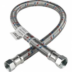 Гибкая подводка для воды ВР 3/4 х ВР 3/4, STOUT SHF-ВВ длина 2000 мм