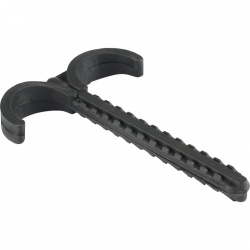 Дюбель-крюк STOUT SMF-003 двойной, для труб д25мм, длина 80мм