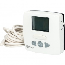 Термостат комнатный электронный WFHT-LCDSTOUT STE-0002 . С выносным датчиком