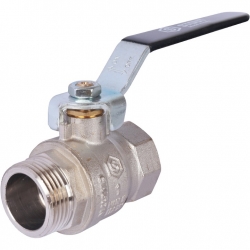 Кран шаровой STOUT SVB стандартнопроходной, ВР/НР, ручка рычаг 1/2" 