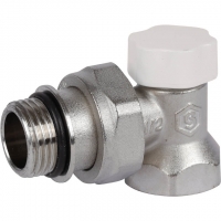 Клапан запорно-балансировочный STOUT SVL угловой 1/2" (с дополнительным уплотнением)