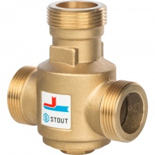 Термостатический смесительный клапан STOUT SVM-0030 G 1)4 1/4 НР  70°С