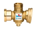 Термостатический смесительный клапан STOUT SVM-0050 G 1"1/2M-G 1"1/2F-G 1"M 70°С