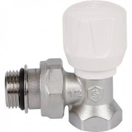 Клапан ручной STOUT SVR терморегулирующий угловой 1/2" (с дополнительным уплотнением)