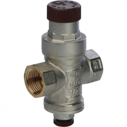 Редуктор давления STOUT SVS 1/2 с давлением на выходе 1-4 бар с подсоединением для манометра 1/4"